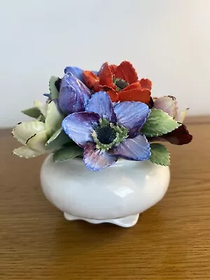 Buy Royal Adderley Floral Bone China Made  In England Flower Bowl • 10.99£