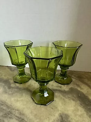 Buy Vintage 1960’s Independence Glassware Set Of 3 Goblets • 23.72£