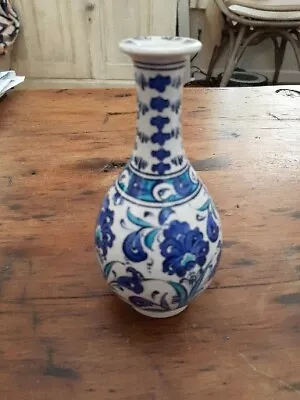 Buy Vintage Turkish  Vase By Marmara Gini Kutahya 6  Hand Painted Turkey • 11.53£