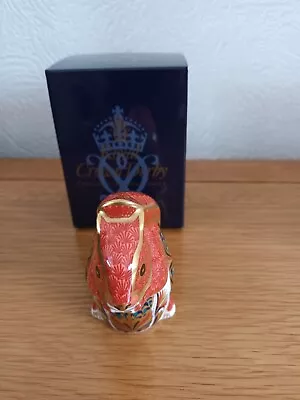 Buy Royal Crown Derby Paperweight Red Squirrel Gold Stopper Boxed • 35£