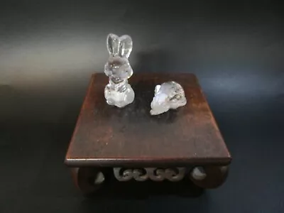 Buy Vintage 1983 Goebel  Rabbit  & Mouse Glass Figurines • 13.97£