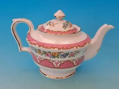 Buy Crown Staffordshire Teapot, Pink With Roses & Flowers, Royal Albert Interest • 38£