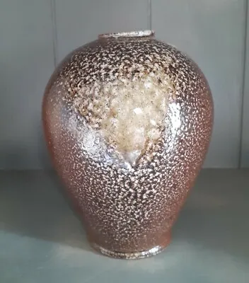 Buy Mark Hewitt/Adrian King  Wood Fired Salt Glaze Pottery Egg Ovoid Vase 2015 6.25  • 62.34£