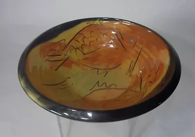 Buy Francoise Dufayard Studio Pottery - Bowl - Fish Design • 19.99£