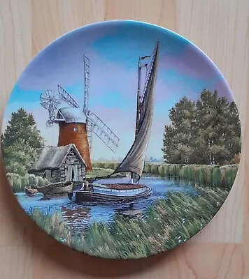 Buy Royal Worcester Romance Of The Waterways Plate 'Under Sail' By Roger Kent • 5£