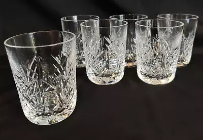 Buy Set Of 6  Waterford Crystal 'Clare Cut' 5 Oz Tumblers  3 1/2'' H • 172.92£