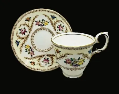 Buy Crown Staffordshire Vintage Fine Bone China Teacup And Saucer Demitasse F15744 • 23.65£