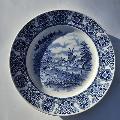 Buy Vintage Broadhurst Delftware Ironstone Serving Dinner Plate 9.5  Vgc • 9.99£