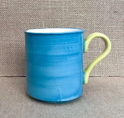 Buy Price Kensington Potteries Arthur Wood Blue Coffee Mug Cup Yellow Handle • 4.82£