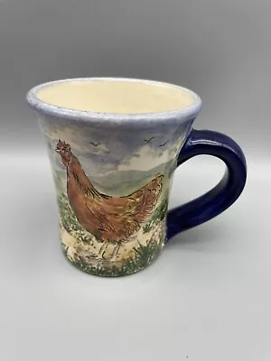 Buy Handmade Studio Pottery Farmhouse Chicken Mug • 7£