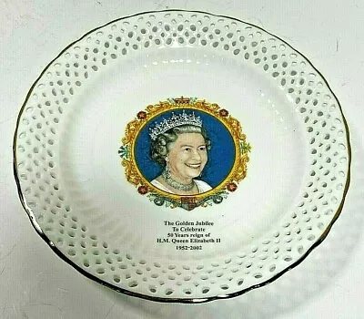 Buy The Honiton Pottery Shop Queen Elizabeth Ii Golden Jubilee Plate 15 / 250 • 62.34£