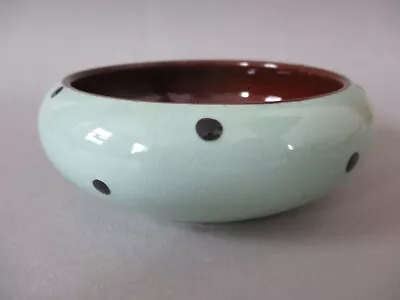 Buy A Small Vintage Devonshire Ware Art Pottery Spotted Dot Pin / Trinket Dish Bowl • 4.50£