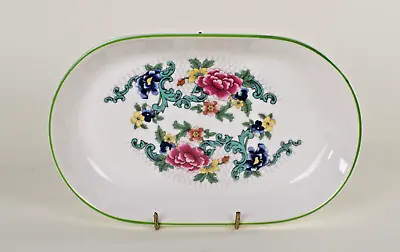 Buy Oval Royal Doulton Hors D'oeuvre Dish In Floradora Green Pattern • 24.01£