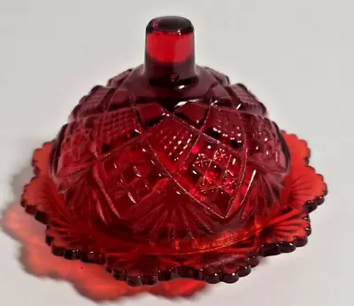 Buy Ruby Red Westmoreland Childs Butter Dish • 23.71£