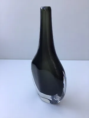 Buy Nils Landberg For Orrefors Sommerso Smoke Dusk Axe Head Art Glass Vase 1950s • 135£