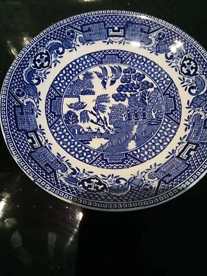 Buy Blue Willow  Old Willow  By Swinnertons Of Staffordshire Single Saucer • 2.99£