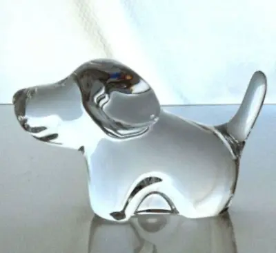 Buy Baccarat Crystal Animal Series Dog Ornament Figurine Interior Rare From JPN###1 • 118.92£