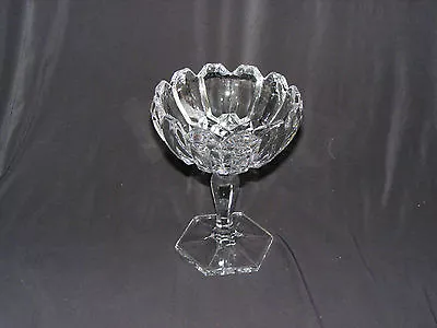 Buy Moulded Glass (Cut Glass Style) Pedestal Bowl/Dish – Ref 953 • 5.50£