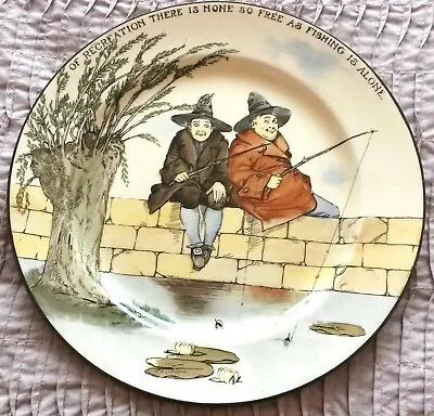 Buy A Fine Royal Doulton Series Ware Pottery Plate The Gallant Fishers D3680 C1920 • 39.80£