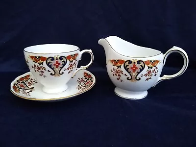 Buy Vintage Colclough Bone China Royale Pattern 8525 Cream Jug, Tea Cup & Saucer VGC • 6£