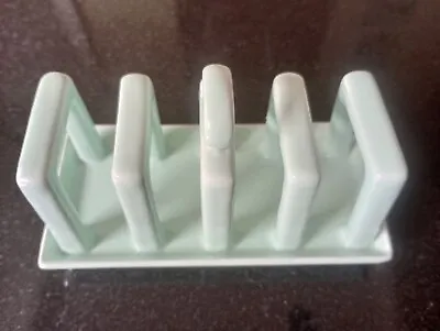 Buy Carlton Ware Vintage Green Toastrack Rare Find Dainty Style • 12.95£