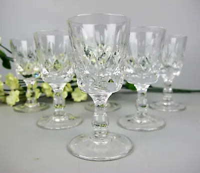 Buy 6 Stuart Crystal Glasses: Sherry Shot Vodka. Cut Glass. Vintage. Quality. 20ml • 24.99£