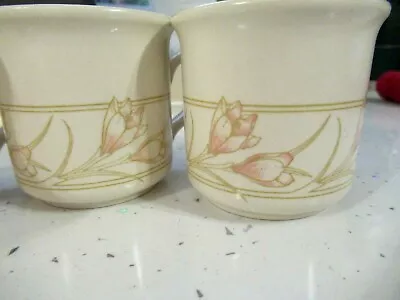 Buy Vintage Bilton Spring Bouquet Crocus Design Two Tea / Coffee Cups. • 4.99£