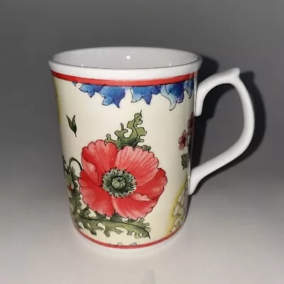 Buy Duchess Bone China Mug Pretty Floral  Design Poppy • 15£