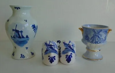 Buy ROYAL DELFT Porceleyne Fles Cloisonne PALISSY Royal Worcester Vases & Clogs Blue • 12.99£