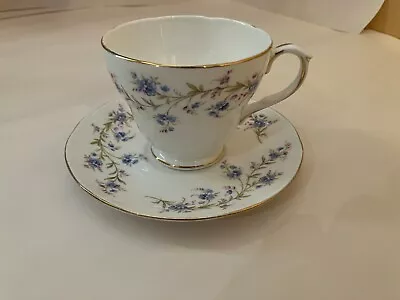 Buy Duchess Tranquillity Breakfast Teacup & Saucer Forget Me Not Bone China • 7.50£