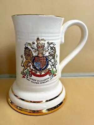 Buy Prinknash Pottery Queen Elizabeth 2 1977 Tankard - VGC (A15) • 14.99£