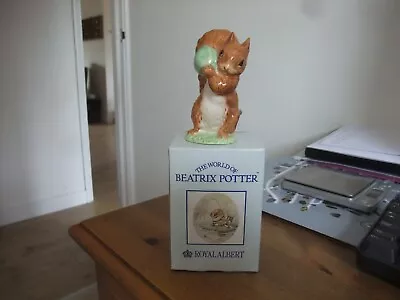 Buy Wonderful Royal Albert Figurine Squirrel Nutkin 1989 From Beatrix Potter Series • 9.99£