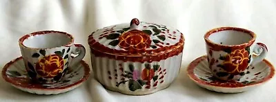 Buy Rare & Unusual Miniature Antique Chinese Japanese Pottery Porcelain Tea Set • 110.31£