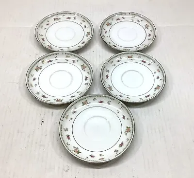 Buy Set Of 5 Vintage Abington Fine Porcelain China Tea Saucer Plate 6  • 10.06£