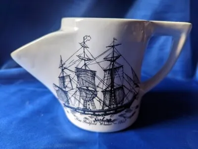 Buy Lord Nelson Pottery Shaving Mug With Picture Of New Bedford Whaler Boat 1842 • 4£