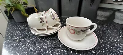 Buy Boots Orchard Cups And Saucers X 3 • 18£