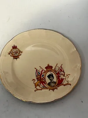 Buy Royal Art Pottery Longton Queen Elizabeth Coronation 1953 Decorative Plate #LH • 2.99£