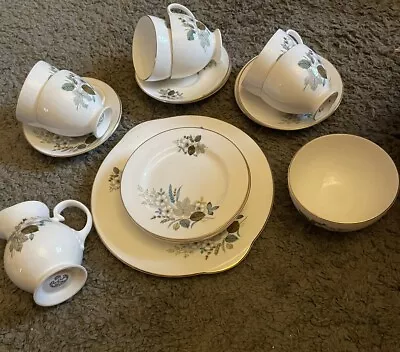 Buy ROYAL GRAFTON AUTUMN Fine  Bone China Afternoon Teaset & Cake Plate For 6 • 12.99£