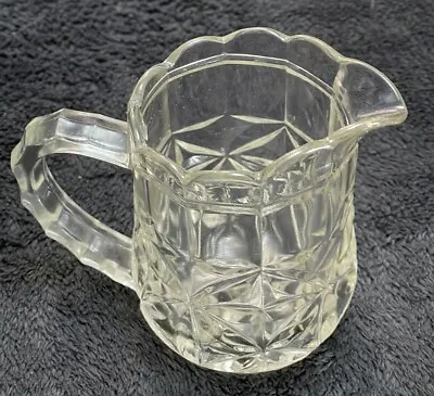 Buy Vintage Cut Glass Cream / Milk Jug  • 2.50£