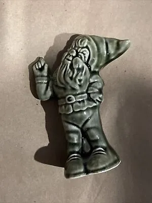 Buy Knock Pottery Leprechaun Gnome Miniature 3  Porcelain Figurine Irish Made Green • 8.52£