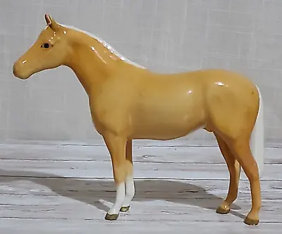 Buy Beswick Vintage Rare Palomino Gloss Thoroughbred  Stallion Horse No. 1992 • 85£