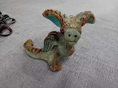 Buy Vintage Cute And Green Yare Designs Pottery Dragon 6   • 69.99£