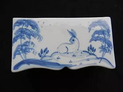 Buy Deborah Sears Isis Pottery Oxford  - Blue And White Flower Brick • 39£