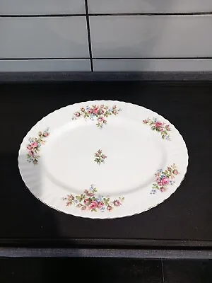 Buy Royal Albert China Moss Rose Pattern 1 X  Serving Platter 33cm • 10£