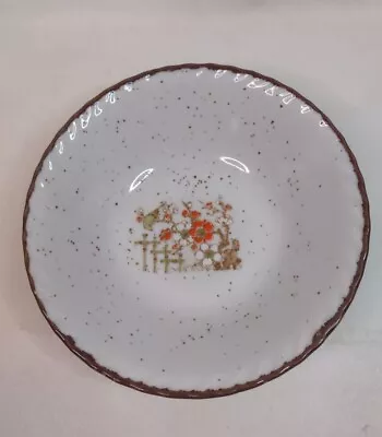 Buy Vintage Replacement Otagiri Japan Stoneware Cereal Bowl Brown Speckles & Rim • 11.51£