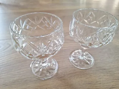Buy Edinburgh Crystal Lead Crystal Cut Glass Candle Holders Pair Perfect Condition • 18£