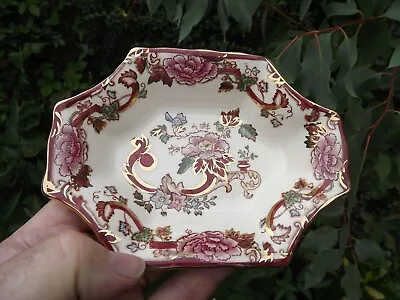 Buy Mason's Pottery Dish In Mandalay Red Pattern • 8.99£
