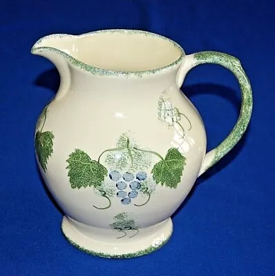 Buy Poole Pottery Vineyard Large Jug, Pitcher, Hand Painted, 4 Pint Capacity. • 24.99£