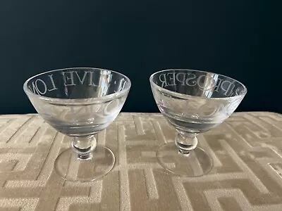 Buy Set Of 2 Cocktail/ Prosecco Glasses By Emma Bridgewater Hardly Used • 24.99£