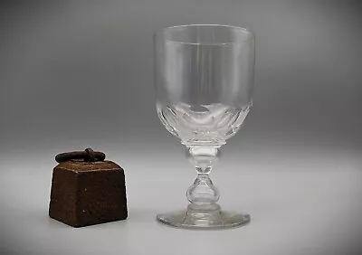 Buy Georgian Hourglass Stem  Rummer Of Good Usable Size, Slice Cut,   C1830 Scarce. • 59£